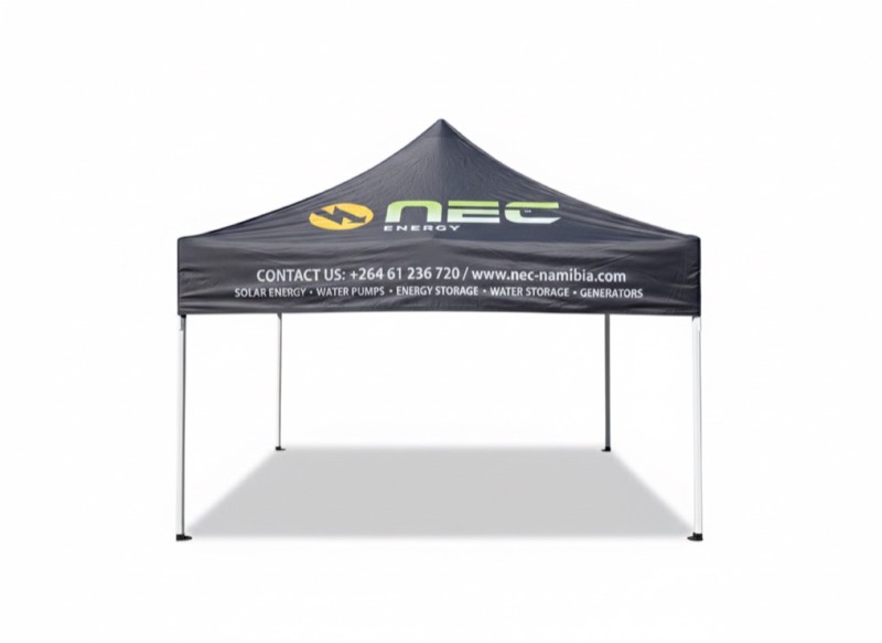 Gazebo Branding Banners project by Pixel House in Namibia