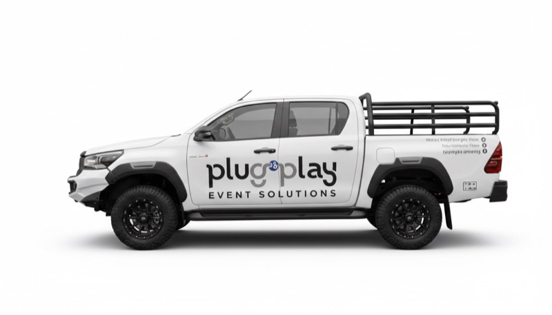 Plug & Play Vehicle Branding Vehicle Branding project by Pixel House in Namibia