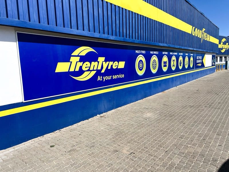 Pixel House vehicle branding and signage project 2 in Namibia