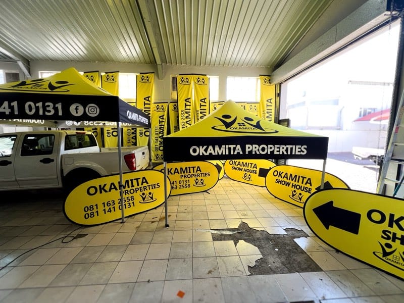 Banners & Gazebos service in Windhoek Namibia