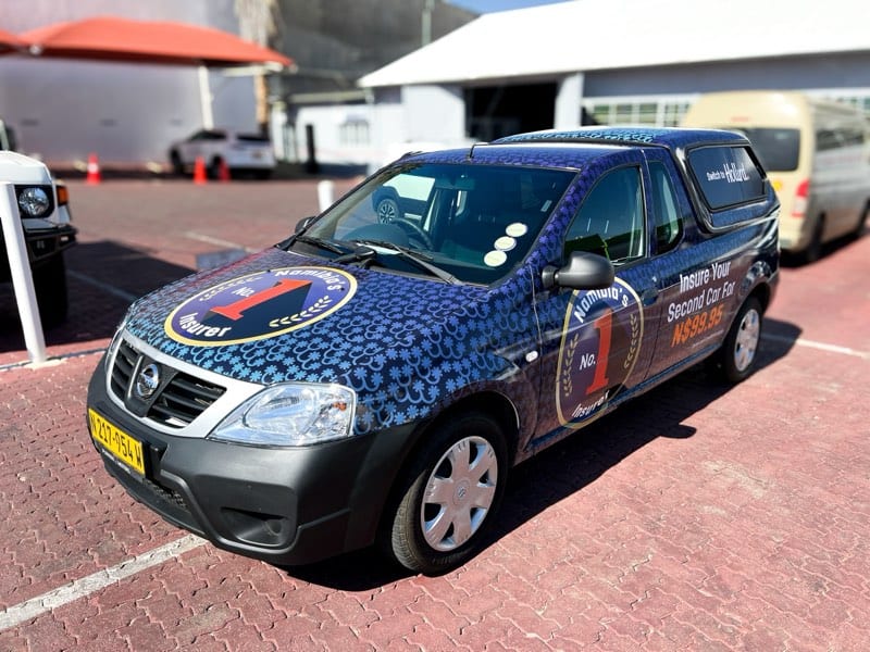 Pixel House vehicle branding and signage project 3 in Namibia